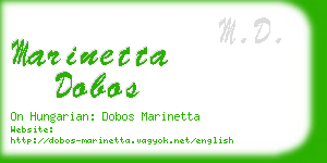 marinetta dobos business card